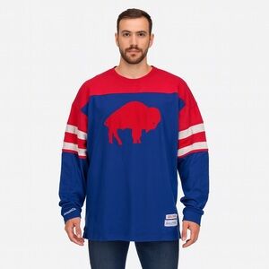 Buffalo Bills Long Sleeve Shirt 3XL | Vintage Style NFL Tee